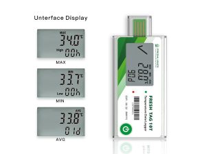 Disposable Temperature Data Logger For Freezers