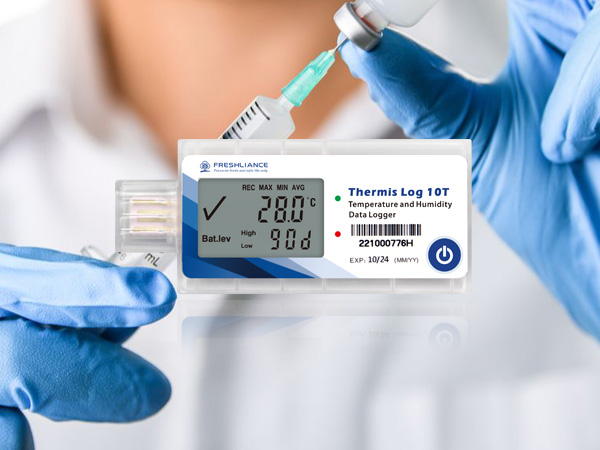 Vaccine USB Temperature Data Logger with Display