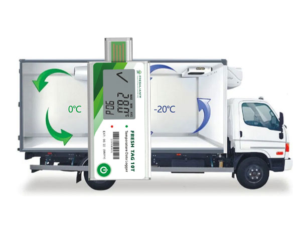 Visual Refrigerated Truck Temperature Recorder